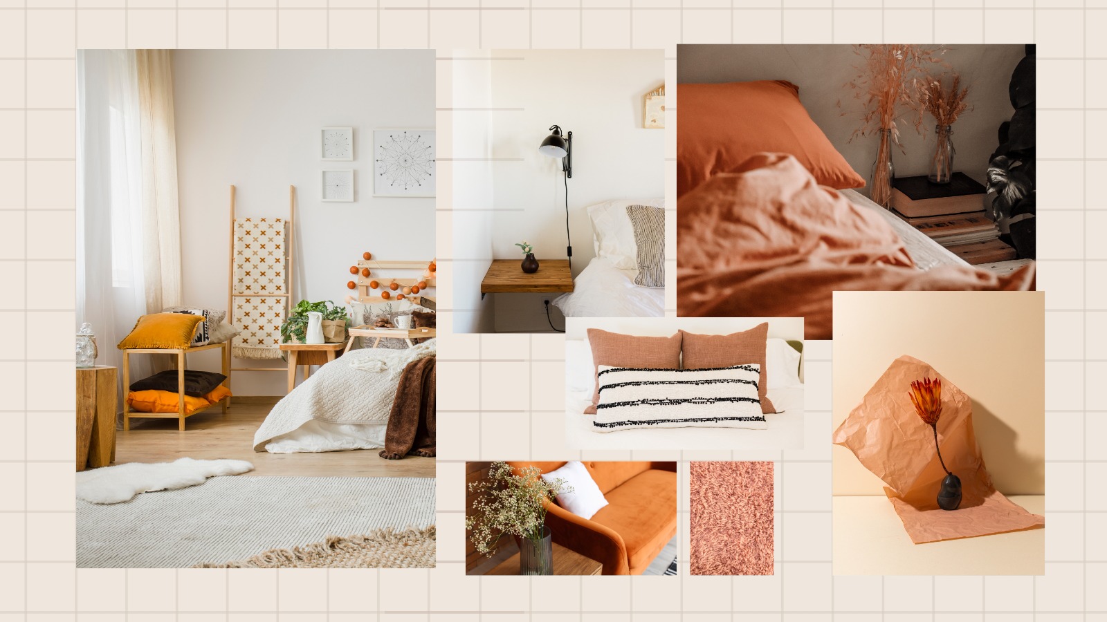 Interior finishes mood board and material palette schedule